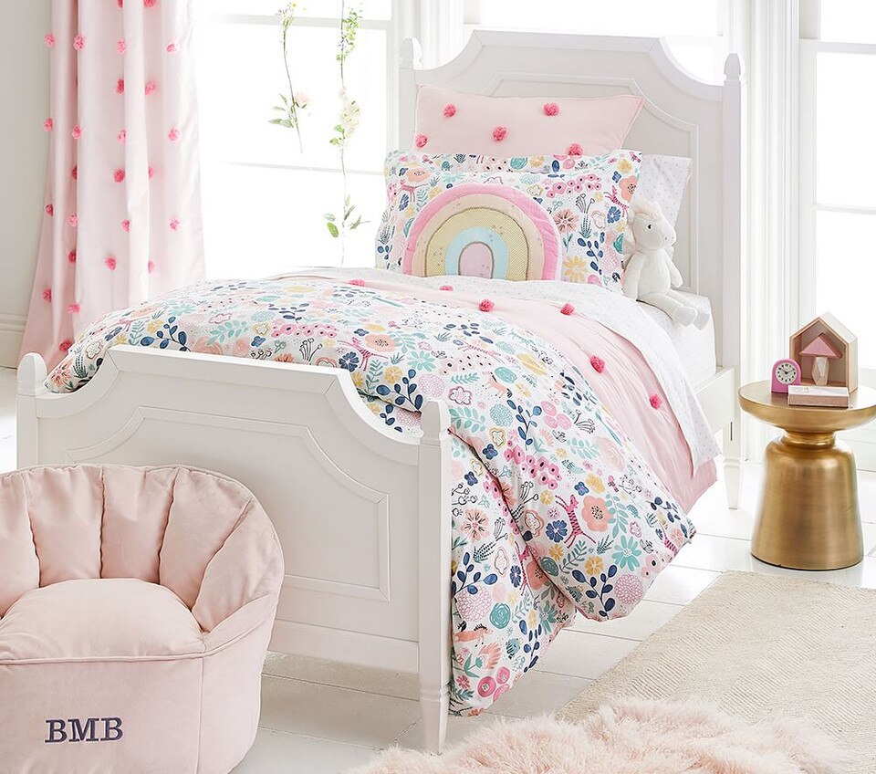Sasha's Garden Organic Duvet Cover & Shams Pottery Barn Kids Australia